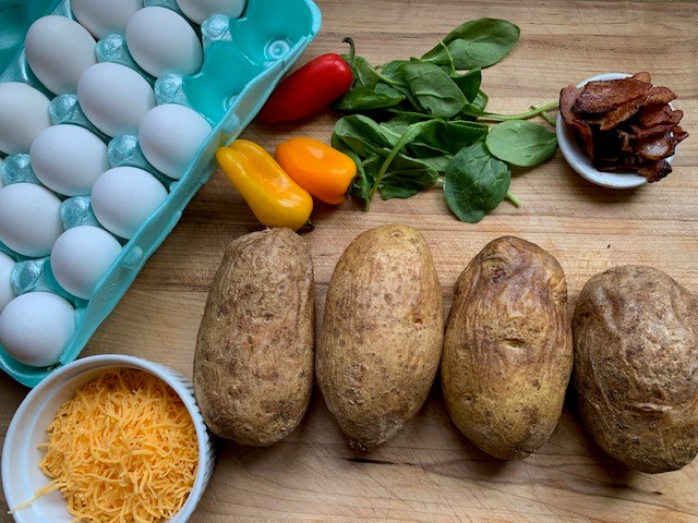 Breakfast Baked Potatoes