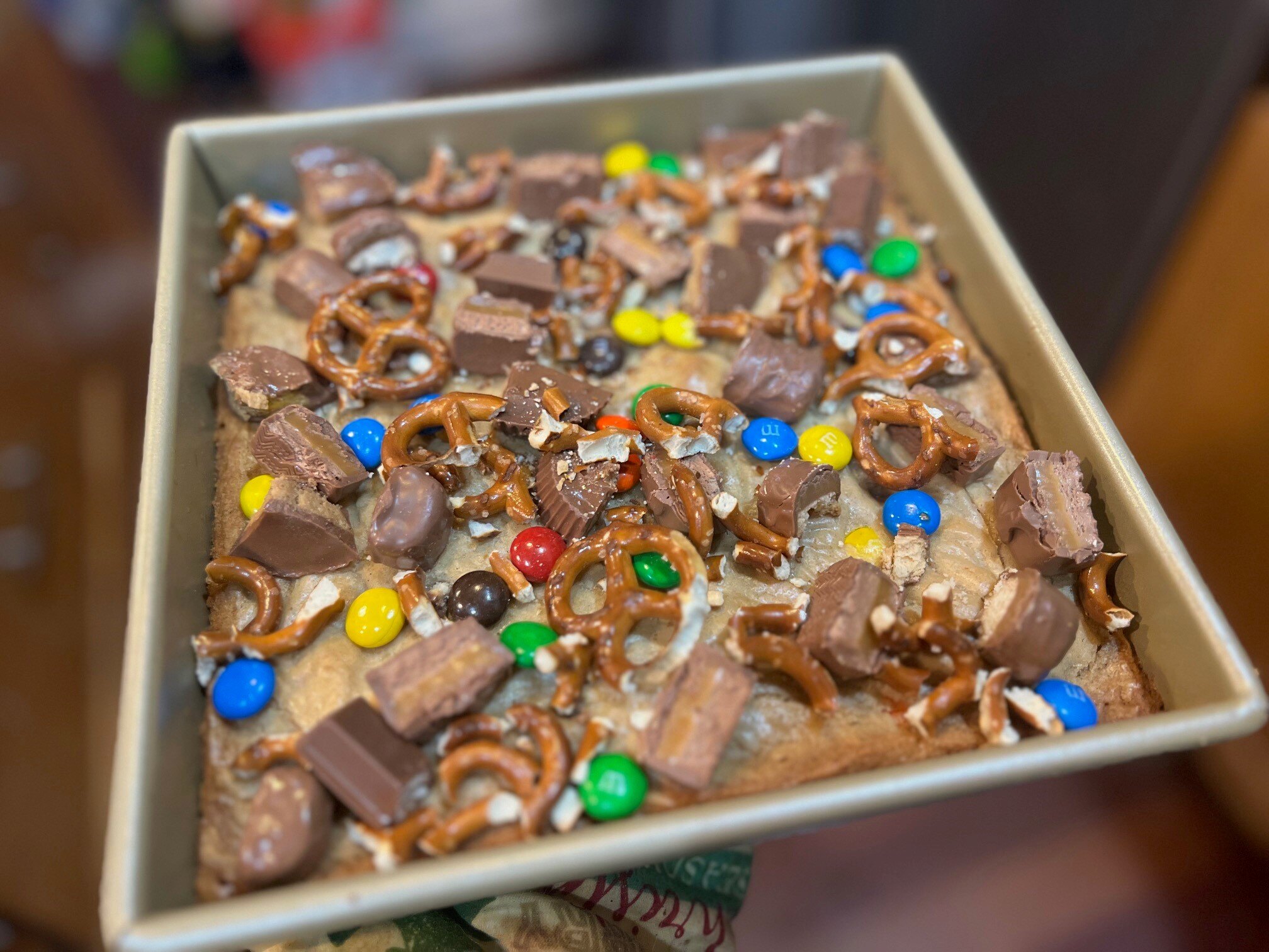 Halloween Candy Cookie Bars