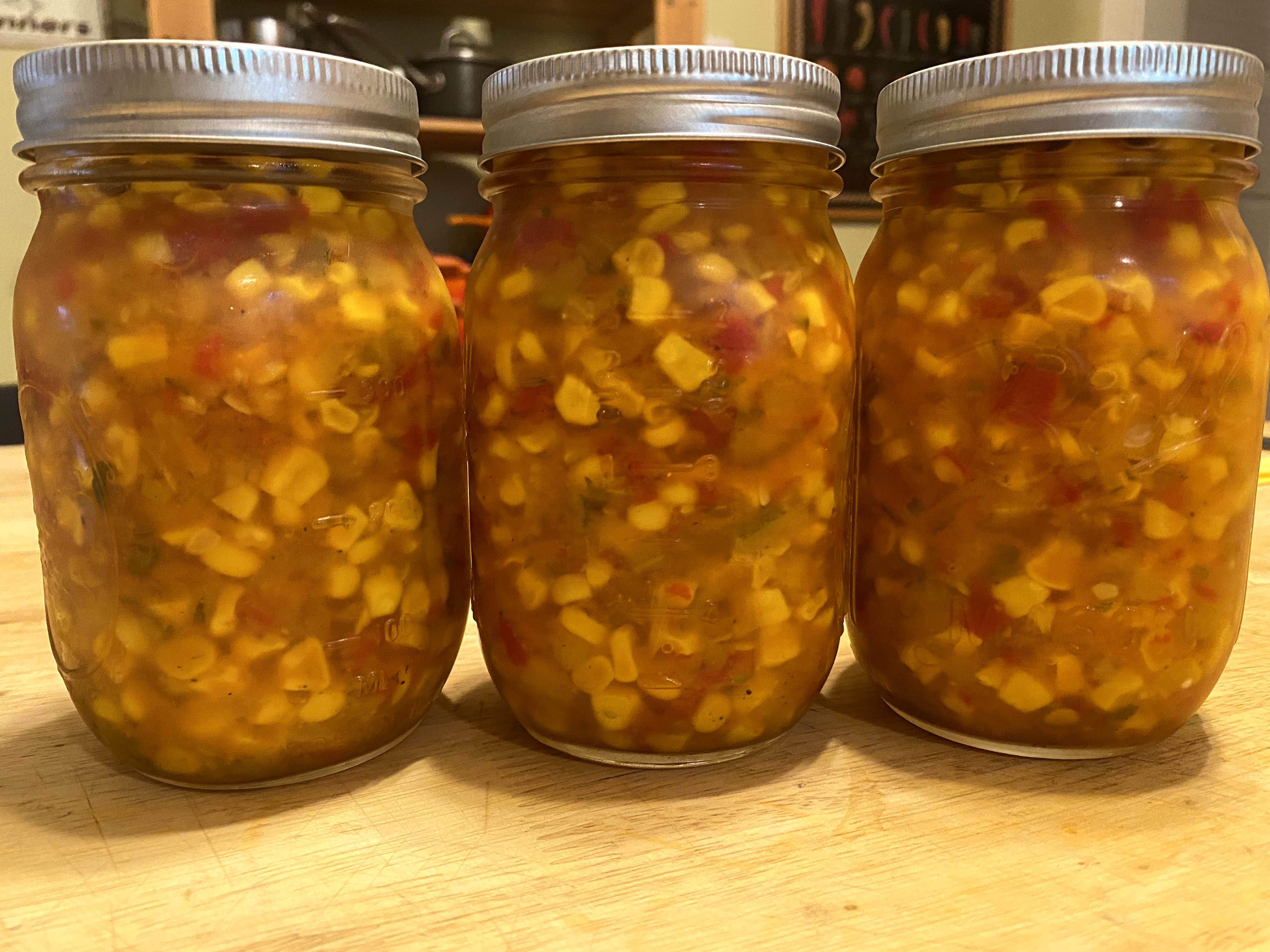 Refrigerator Pickled Corn Relish