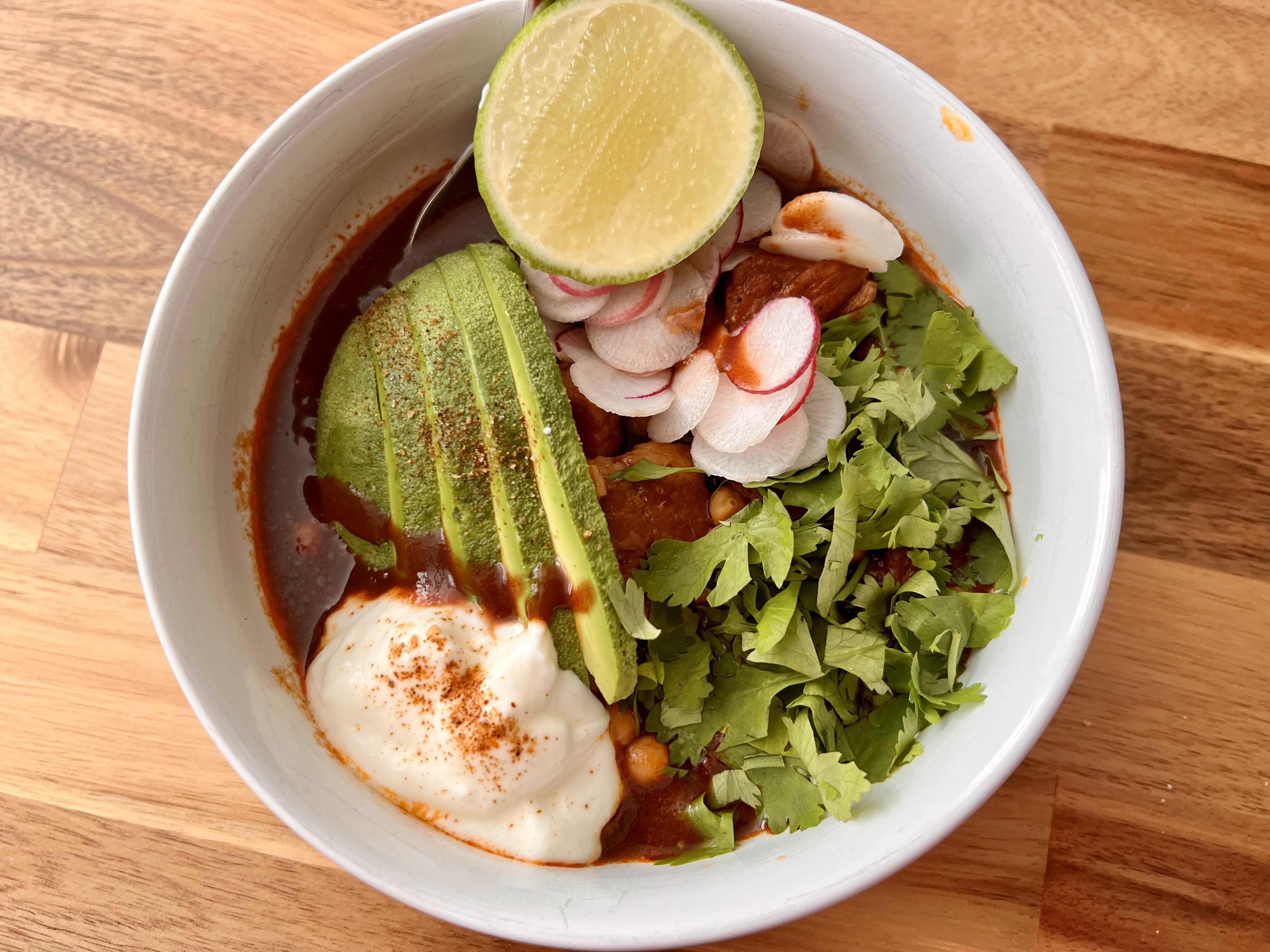 Pork and Chickpea Pozole