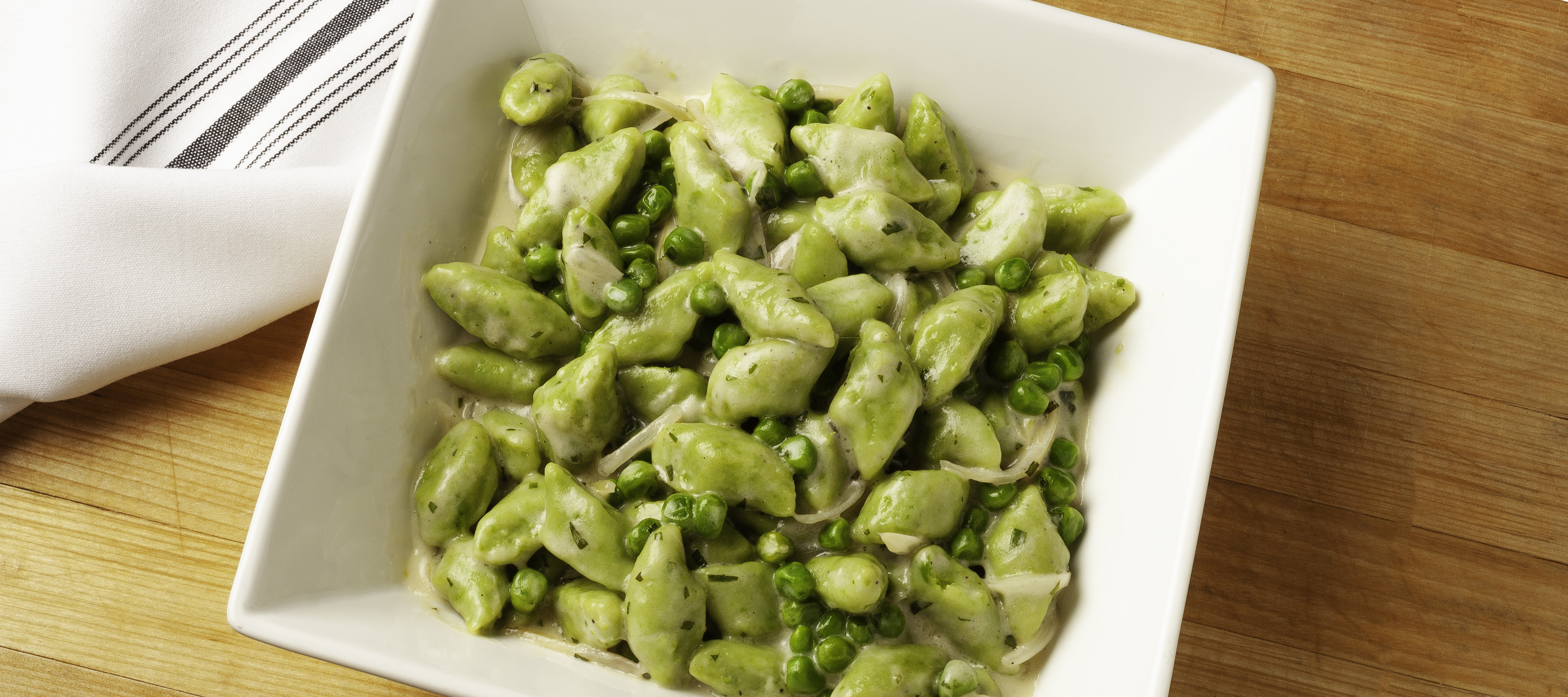 Pea Gnocchi