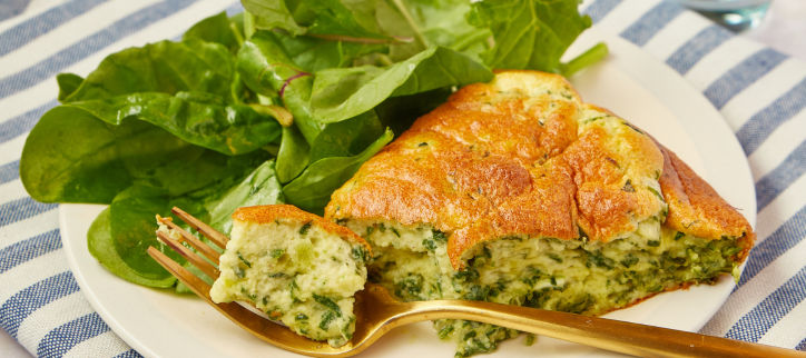 Cheese and Spinach Souffle