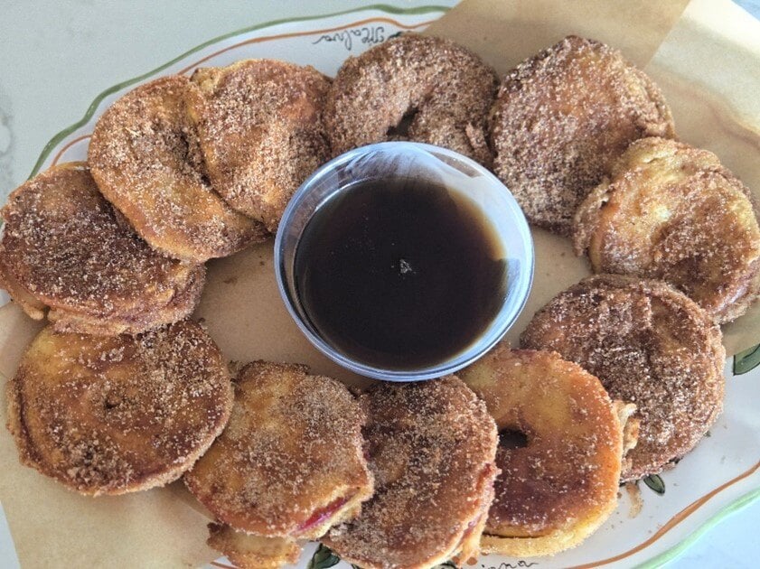 Sliced Apple Fritters