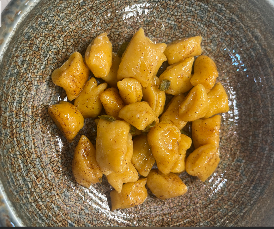 Roasted Butternut Squash Gnocchi with Brown Butter and Sage